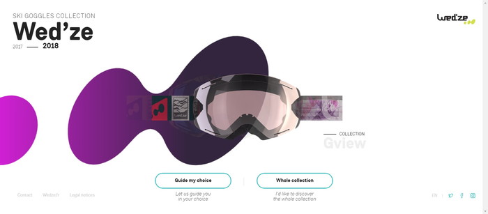 Wed’ze ski goggles collection